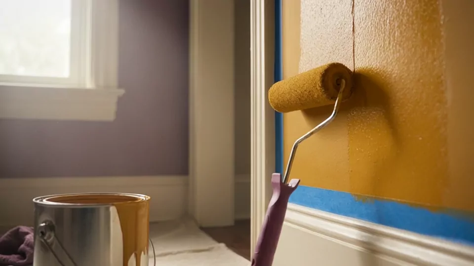 A finished room in full color