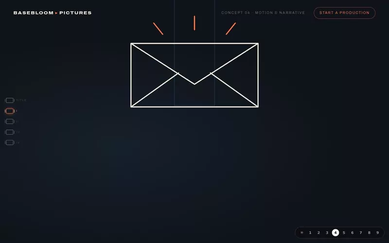 Motion & narrative — line art that draws itself as you scroll
