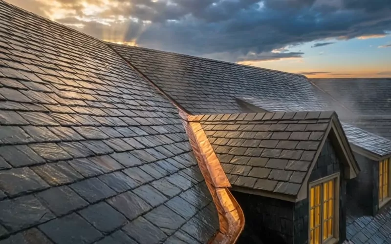 Slate & Storm — estate roofing, a scroll-cinema roofing landing page